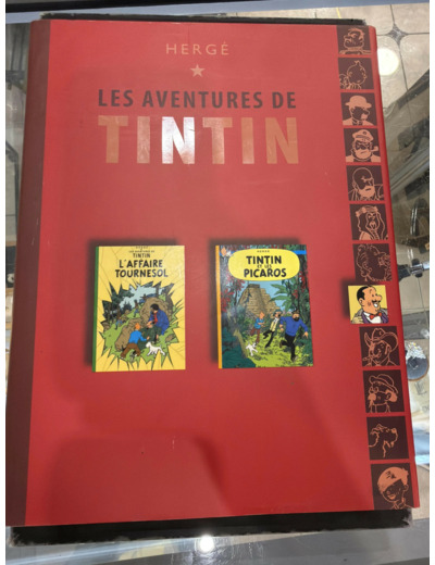 Livre Double Album Tintin Edition France Loisirs