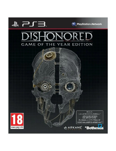 Jeu Ps3 Dishonored Game Of The Year Edition