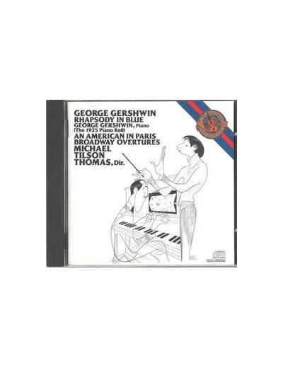 Cd Rhapsody in blue, An american in Paris, Broadway overtures