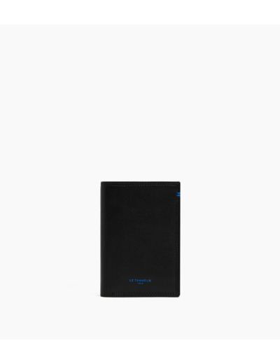 Porte cartes vertical Martin en cuir lisse