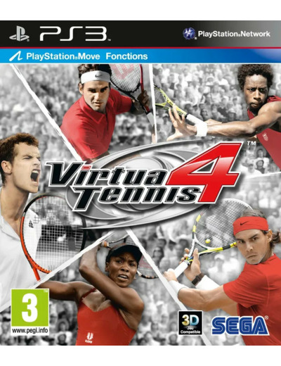 Jeu PS3 Virtua Tennis 4 (jeu PS Move)