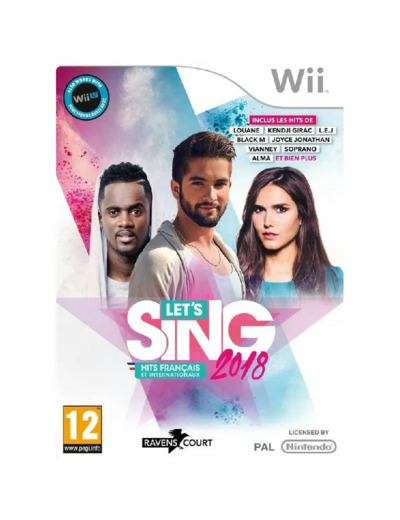 Jeu Wii Let's Sing 2018 Hits Français Et Internationaux