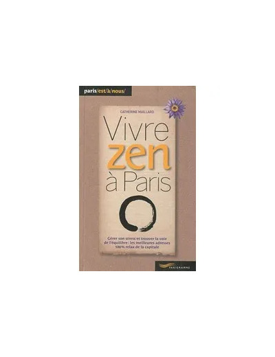 Livre Vivre Zen À Paris