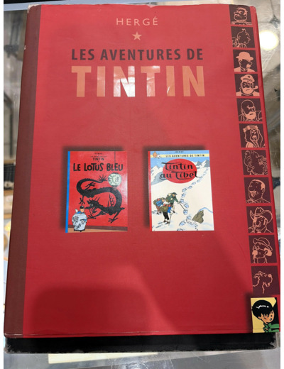 Livre Double Album Tintin Edition France Loisirs