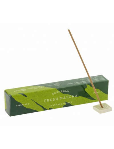 30 ENCENS JAPONAIS MATCHA + SUPPORT