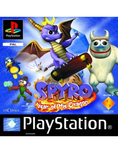 Jeu PS1 Spyro - l'annee du dragon
