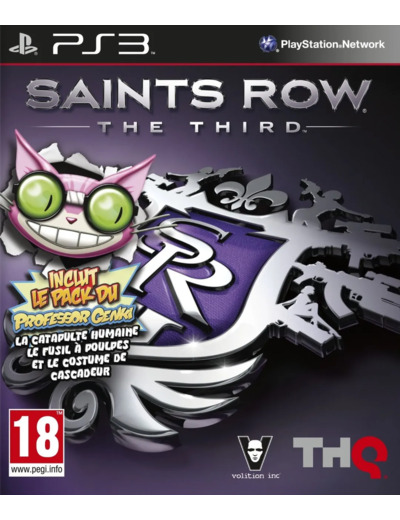 Jeu Ps3 Saints Row The Third (3) (pass Online)