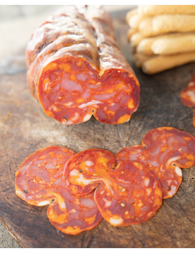 Soppressata, salami au fenouil pimenté