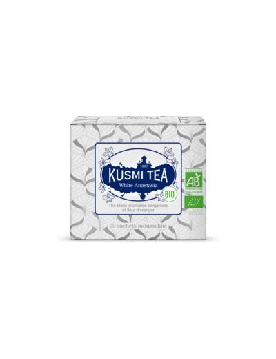 Mélanges Historiques Blancs White Anastasia Bio - Etui 20 sachets mousseline - 40gr