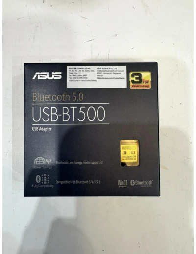 Adaptateur USB Bluetooth 5.0 - Asus USB-BT500 - Neuf - Pour PC