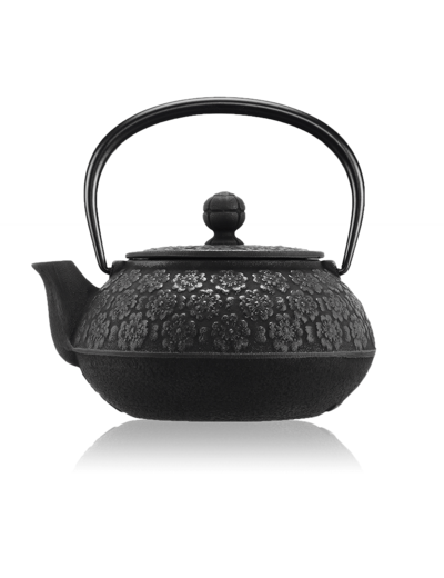 IWACHU Théière fonte 1,5kg Sakura noire