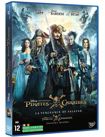 Dvd Pirates des caraïbes 5 : la vengeance de salazar