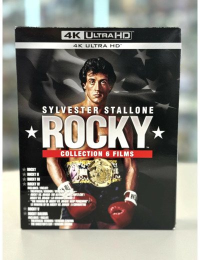 Blu-Ray Rocky - Collection 6 Films - 4k Ultra Hd + Blu-Ray