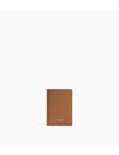 Petit porte cartes Lucien en cuir grainé