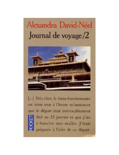 Livre Journal de voyage