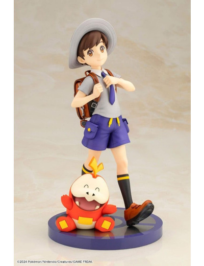 [FIGURINE] Pokémon - ARTFXJ KOTOBUKIYA - Florian & Crokel  Statue 1/8 20 cm