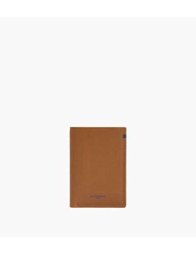 Porte cartes vertical Martin en cuir lisse