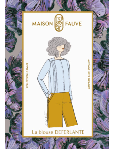 Maison Fauve - Patron Couture Femme Blouse "Déferlante" du 34 au 52