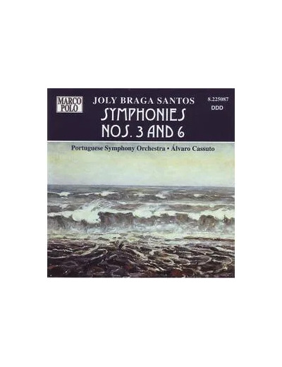 Cd Joly Braga Santos - Symphonies Nos. 3 And 6 (1998)