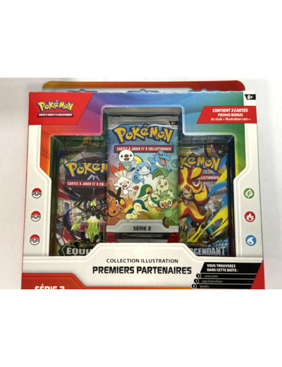 Coffret Premiers partenaires Série 2 Pokémon Collection illustration