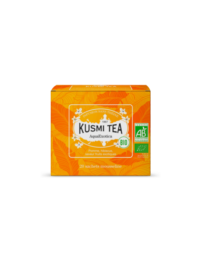 Infusions & Déthéinés AquaExotica Bio - Etui 20 sachets mousseline - 40gr