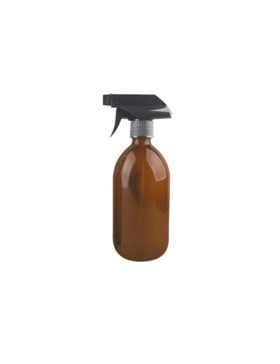 Vaporisateur en verre ambré spray - 500 ml
