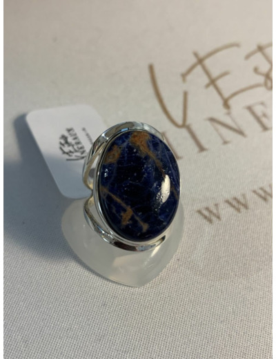 Bague en sodalite de Namibie taille 52