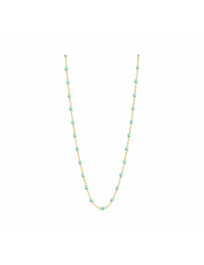 Collier Gigi Clozeau Classique en or jaune et résine jade, 42cm
