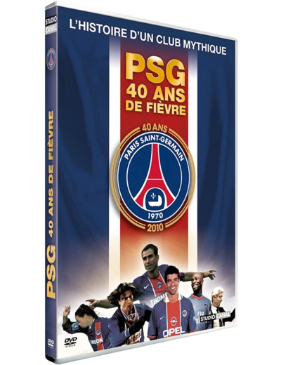 Dvd PSG, 40 ans de fièvre
