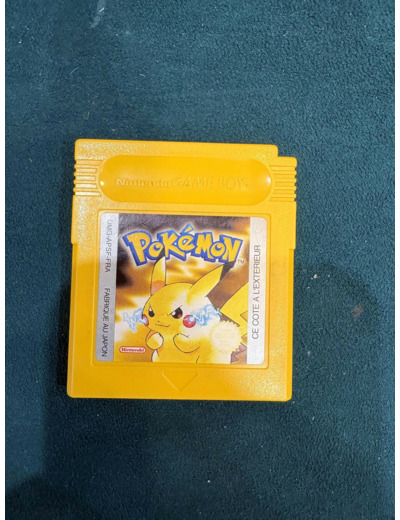 Jeu Gameboy Gb Pokemon Jaune