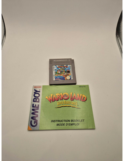 Jeu Gameboy Gb Super Mario Land 3 Wario Land (Warioland)