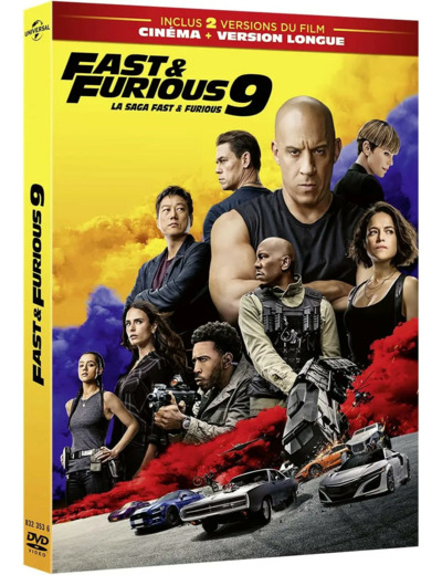 Dvd Fast & Furious 9 - Version Longue + Version Cinéma