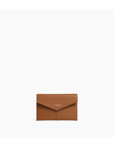Pochette enveloppe moyen modèle Paulette en cuir lisse