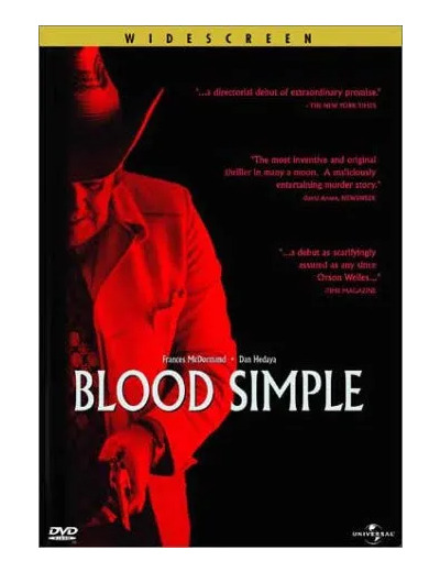 Dvd Blood Simple (zone 1)