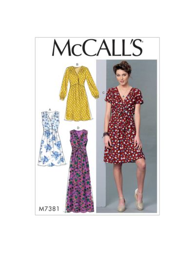 McCall’s – Patron Femme Robe M7381 du 44 au 54
