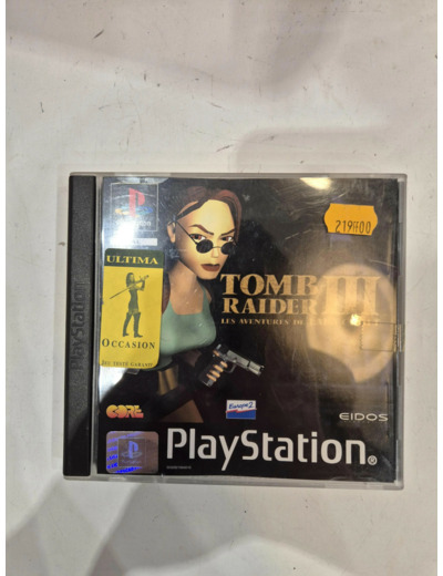 Jeu PS1 Tomb Raider 3 PS1
