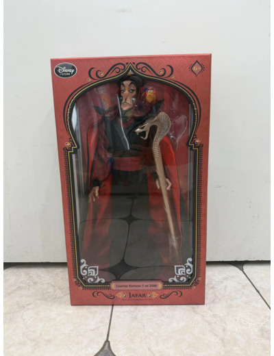 Figurine JAFAR Disney Store Jasmine Aladdin DISNEY Poupée EDITION LIMITEE 2500 e 17"