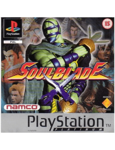 Jeu Ps1 Soul Blade Platinium
