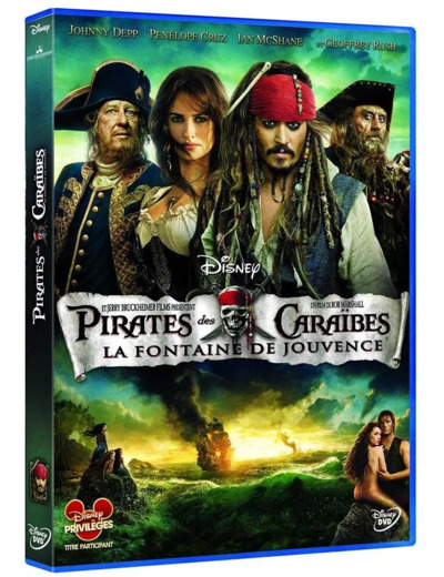Dvd Pirates des Caraïbes 4 : la fontaine de jouvence
