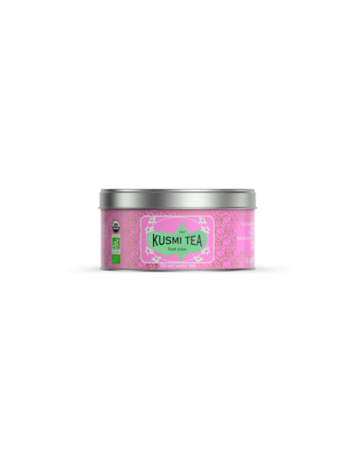 Thés Aromatisés Verts Vert Rose bio - Boîte métal 20gr