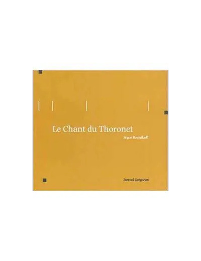 Cd Le chant du Thoronet