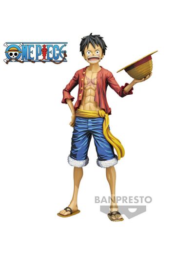 One Piece - Figurine Monkey D Luffy Grandista Nero Manga