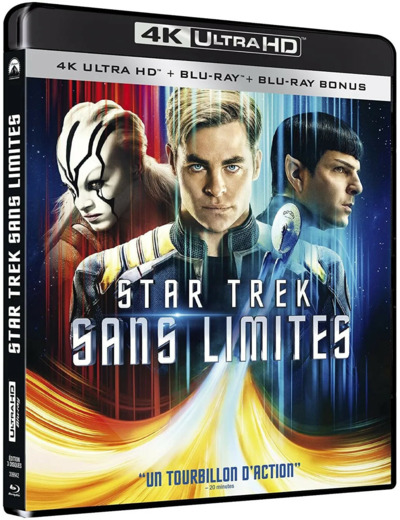 Blu-Ray Star Trek Sans limites - 4K Ultra HD + Blu - ray + Blu - ray Bonus