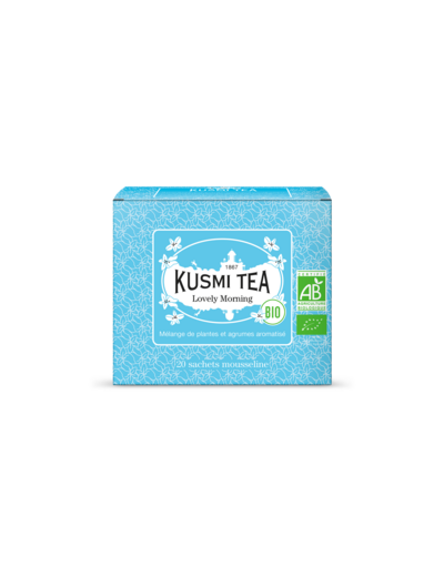Thés Aromatisés Verts Lovely Morning Bio - Etui 20 sachets mousseline - 40 gr