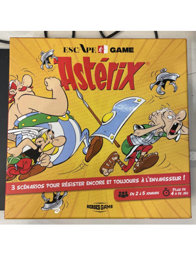 Livre Escape game Astérix: 3 scénarios pour résister encore et toujours à l'envahisseur !