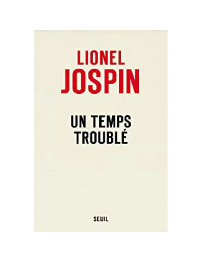 Livre Un Temps Troublé