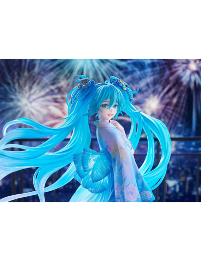[EXCLU WEB] Character Vocal Series 01: Hatsune Miku PVC 1/7 Music & Fire Works Ver. 23 cm