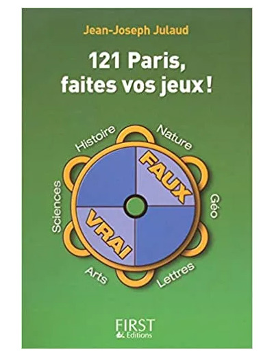 Livre 121 Paris, Faites Vos Jeux !