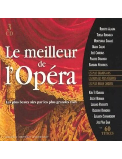 Cd Les plus grands Airs de l'opera, les Duos Celebres, les plus Beaux Choeurs - 60 Titres