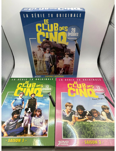 Dvd Le Club des 5 - La serie TV originale - Coffret Saison 1 et 2 (6 dvd)